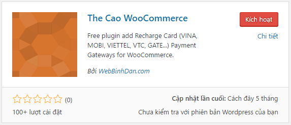 Tích hợp tính năng thanh toán bằng thẻ cào điện thoại cho WooCommerce